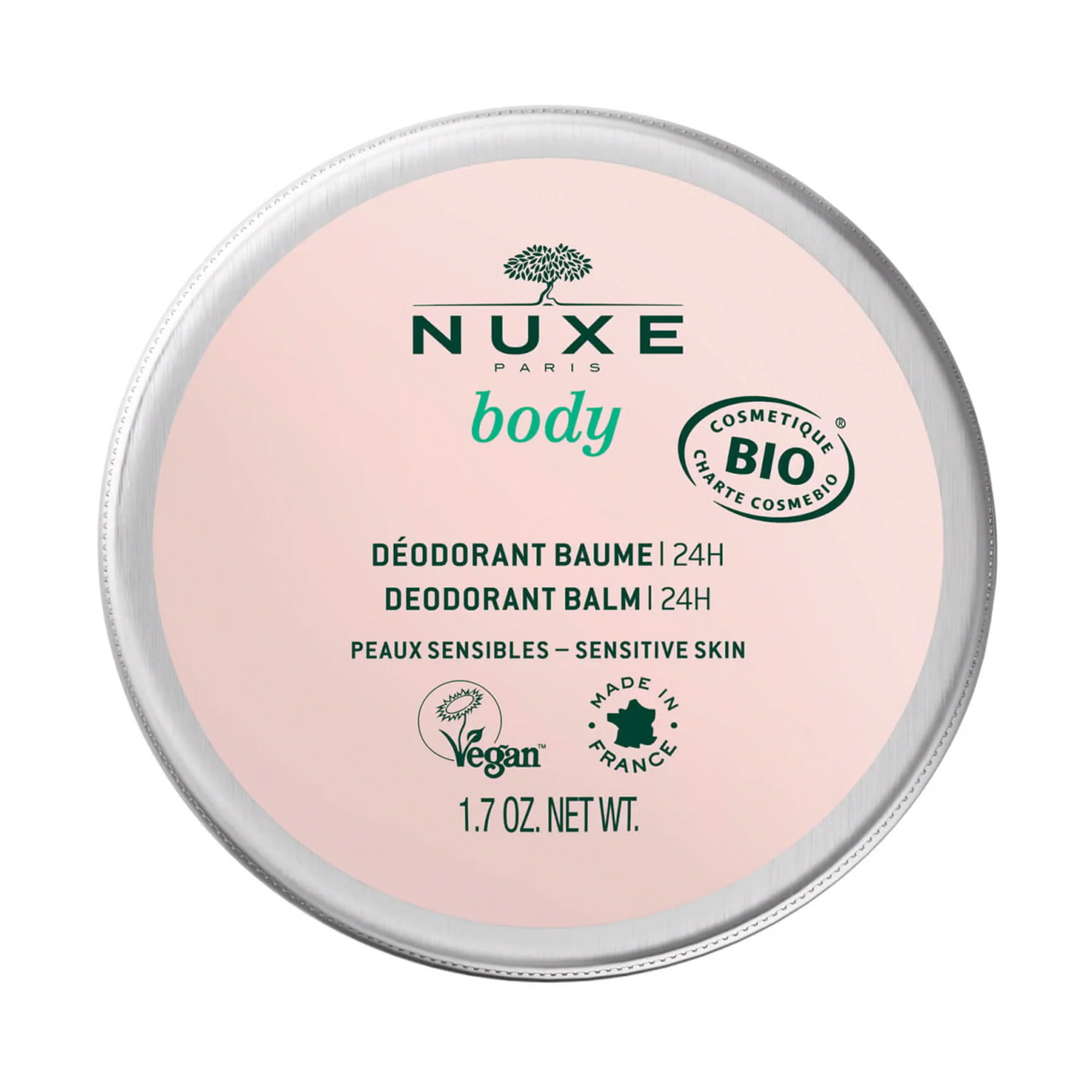 Nuxe Bio Déodorant Baume Peaux Sensibles 24h – 50g